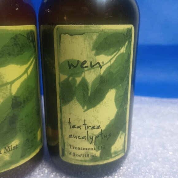 Wen Bundle Tea Tree Eucalyptus Treatment Oil 4oz + Replenishing Mist 6oz - Picture 3 of 6